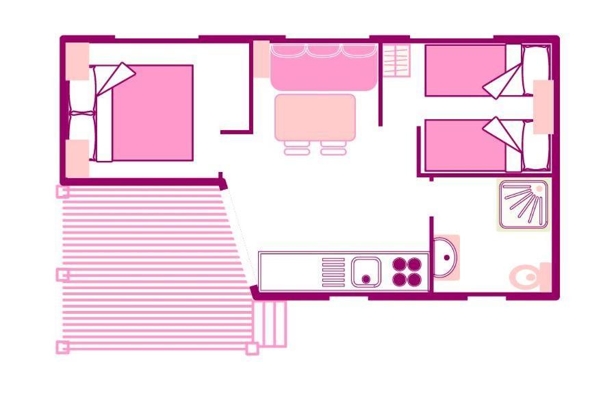 Mobil-Home Confort 4Pers. Mercantour 罗科比列尔 外观 照片